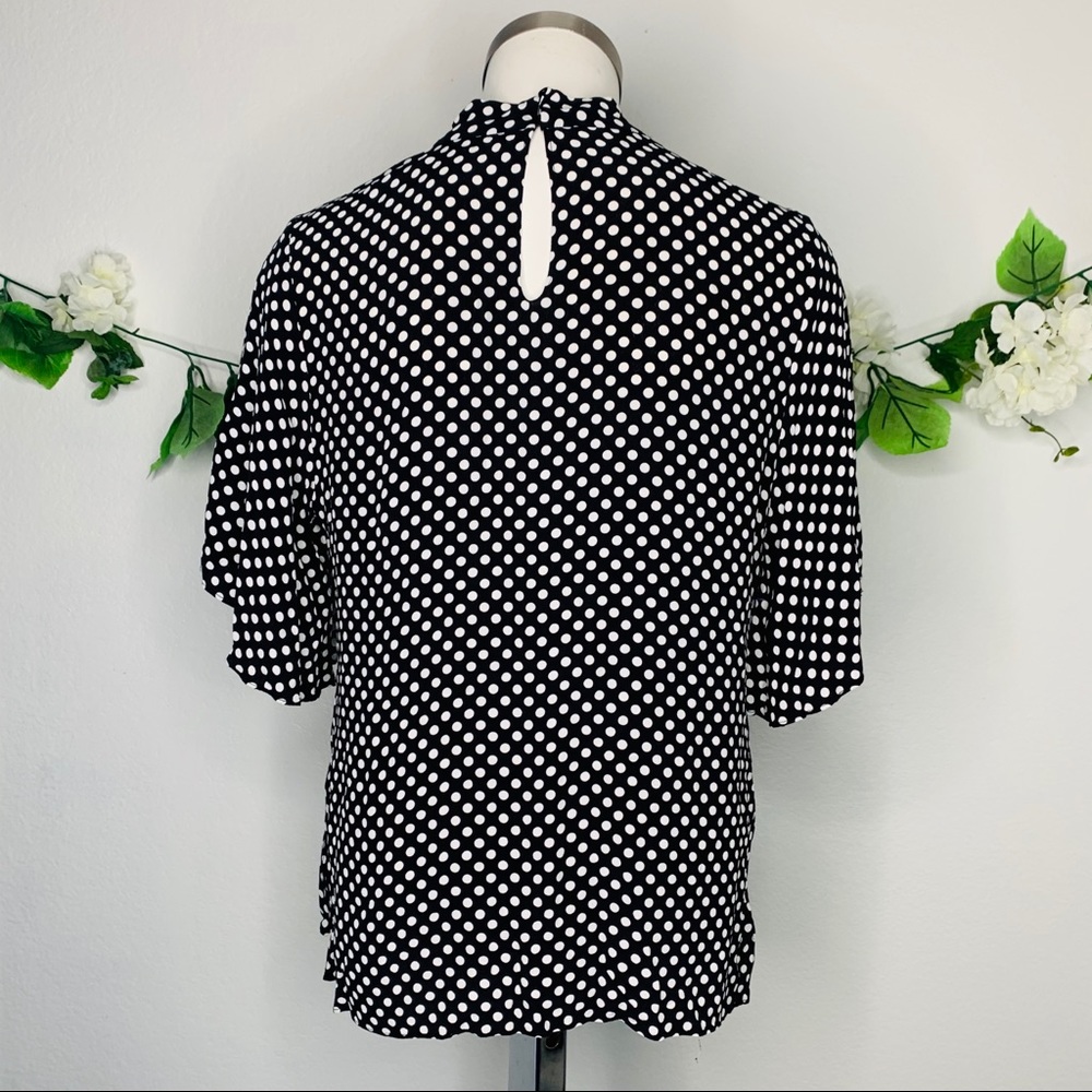 Zara Polka Dot With Choker Top - Picture 5 of 6